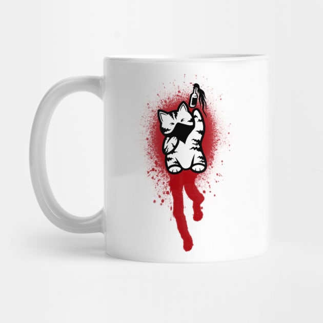 Maneki Neko Blood Stain by PabloDiablo13